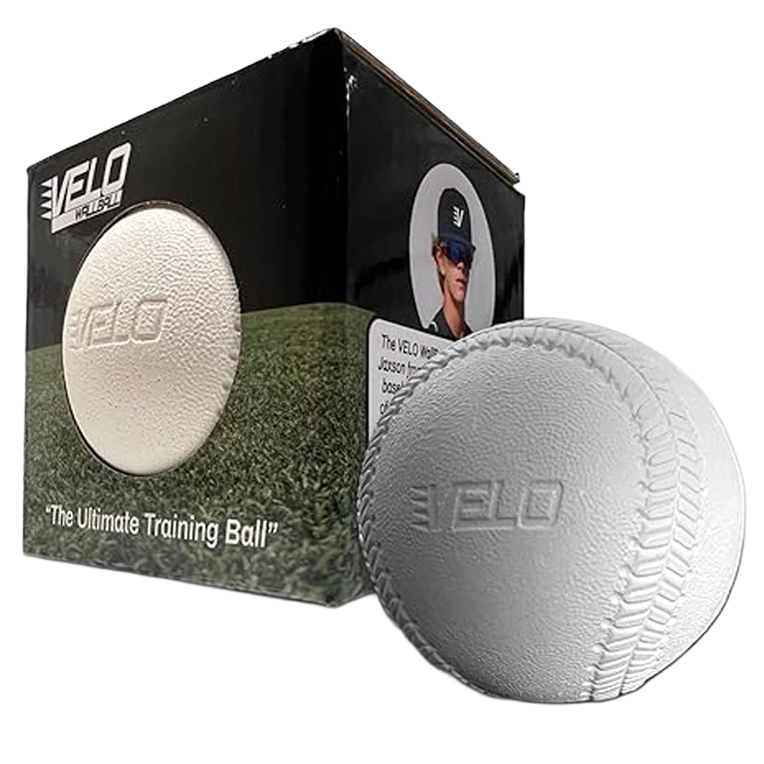Velo Wallball - Training Ball - Pro Baseball Size & Weight - Enhance Coordination & Strength in Individual & Group Baseball Drills
